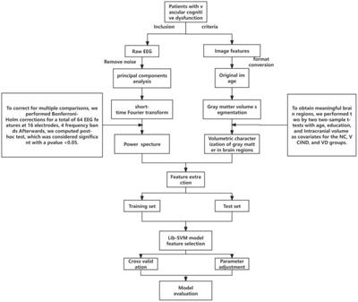 Machine learning based on the EEG and structural MRI can predict different stages of vascular cognitive impairment